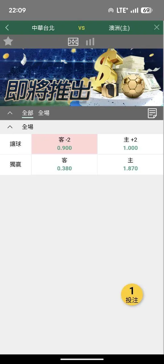 中華隊 VS澳洲 圖片