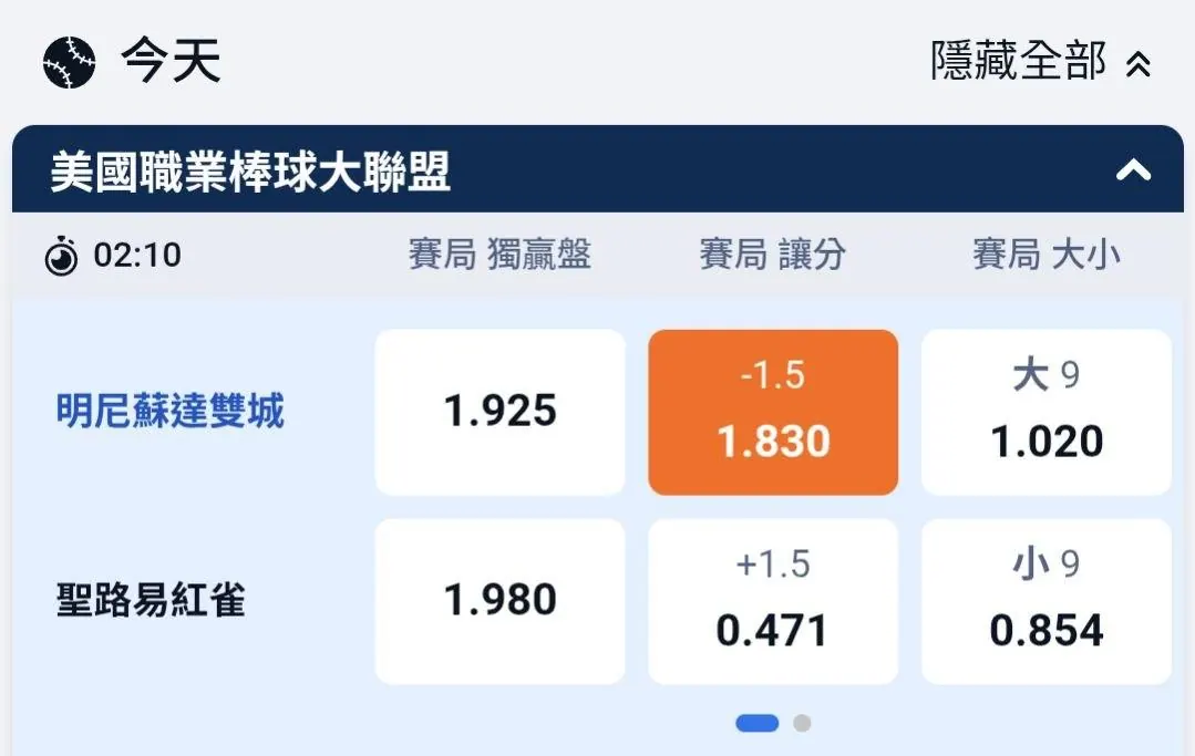 6/14 MLB 分享(兩場 凌晨場) 圖片